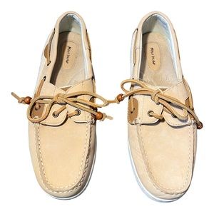 Maui Island, Ladies Boat Shoe, Tan, Sz. 10M